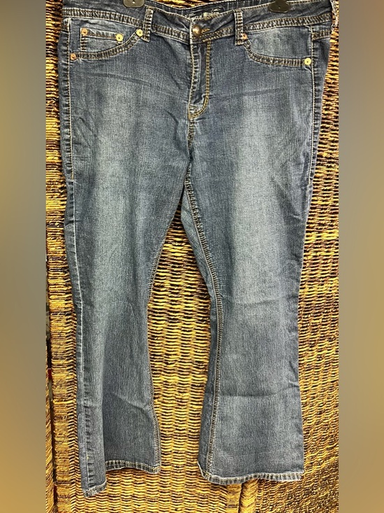 Source Of Wisdom Denim - Source of Wisdom- Women’s, Blue Slim-Boot Jeans